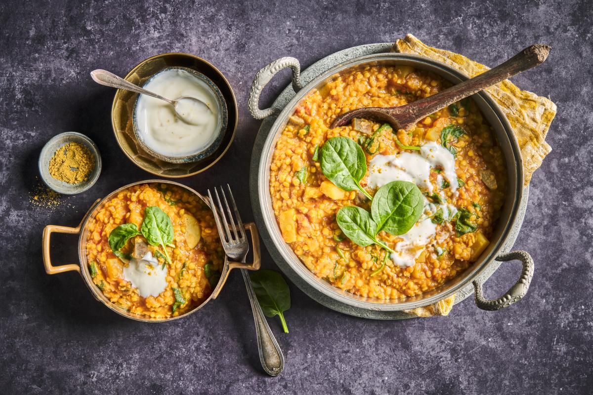 Sambar (indisches Linsen-Gemüse-Curry) - Rezepte | fooby.ch