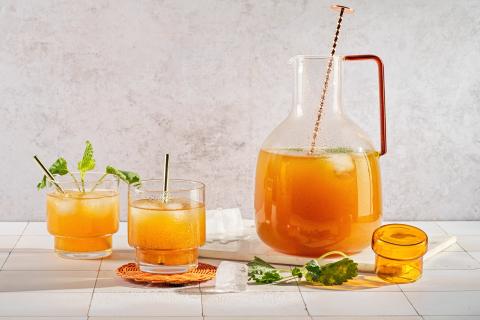 Thé glacé verveine-abricot