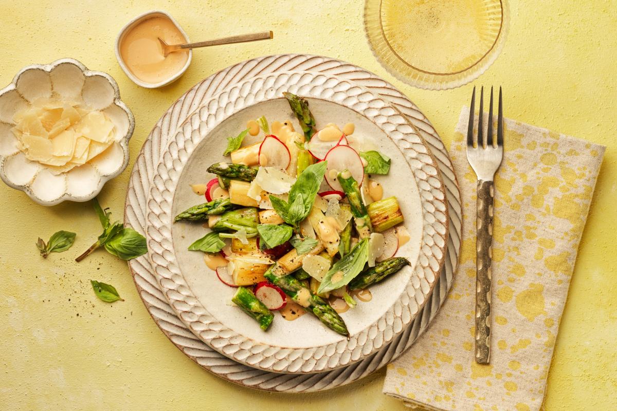 Asparagus with radishes - Recipes | fooby.ch