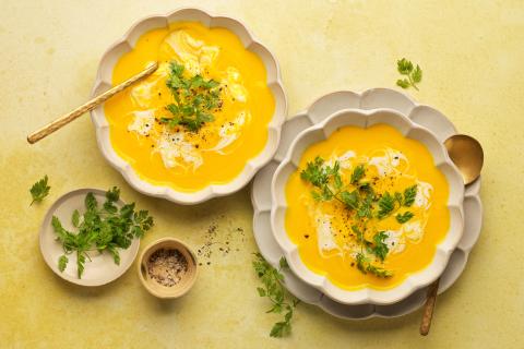 Soupe carottes-champagne