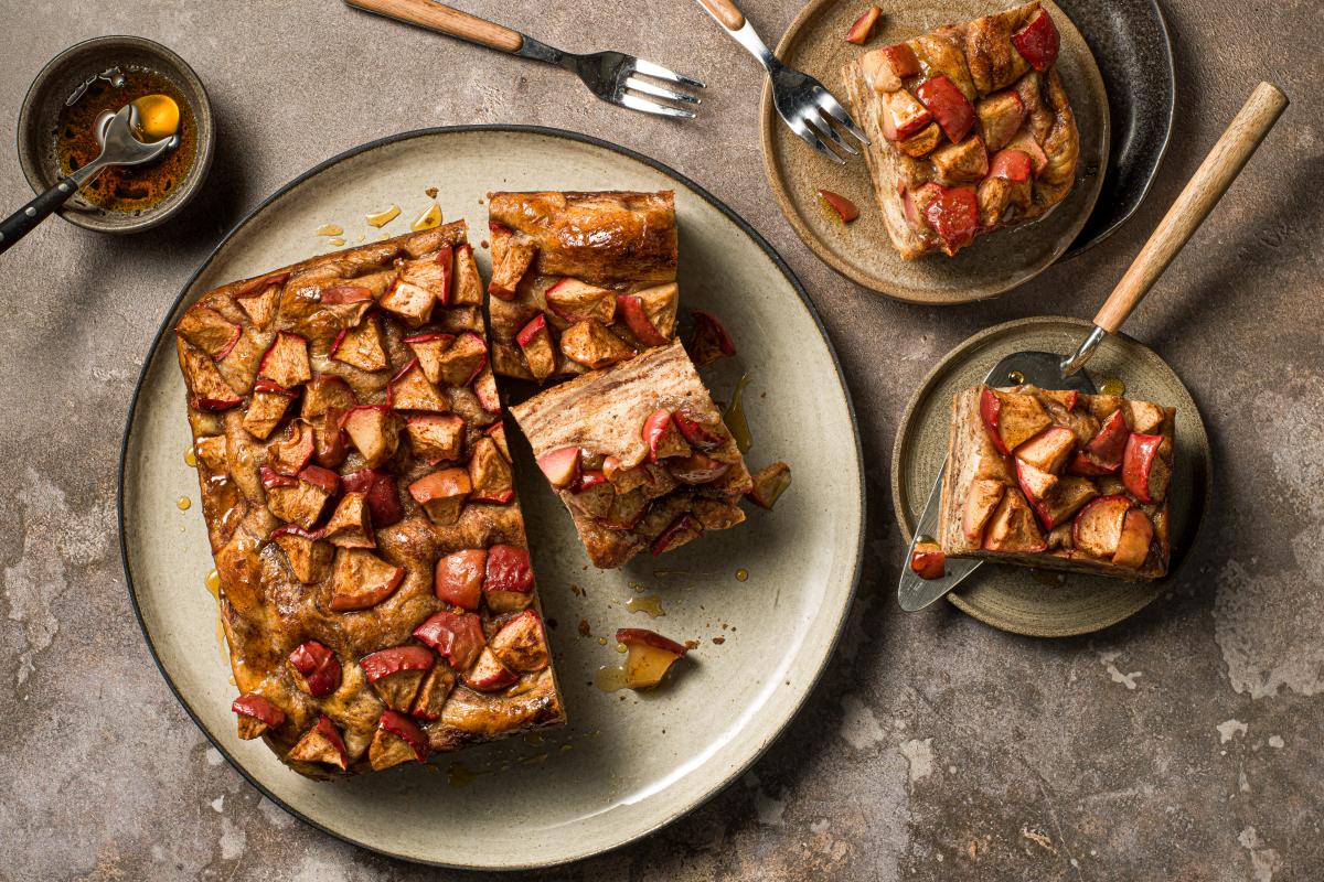 Apple and cinnamon focaccia - Recipes | fooby.ch