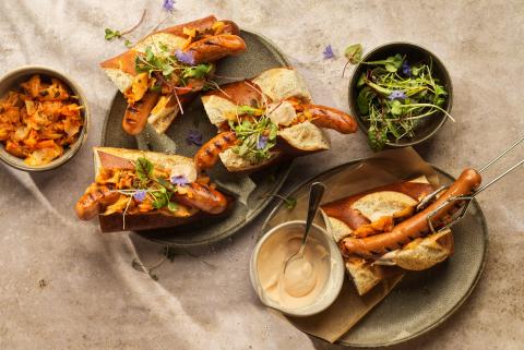Kimchi Hot Dog
