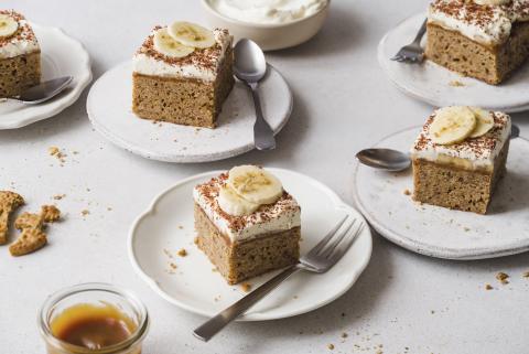Banoffee cake sans gluten