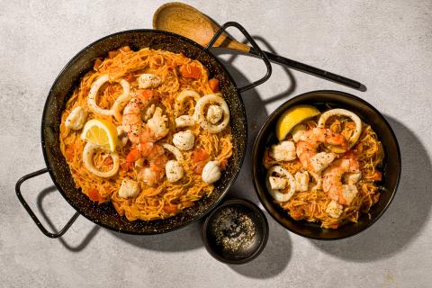 Fideuà (paella aux vermicelles)