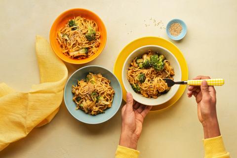 Fried Broccoli Ramen
