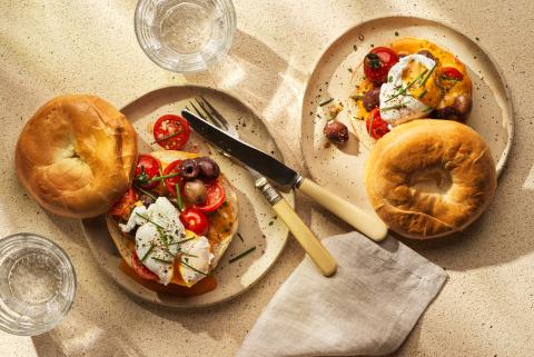 Œufs Bénédicte à la méditerranéenne