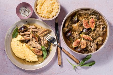Pulled Pork mit Feigen