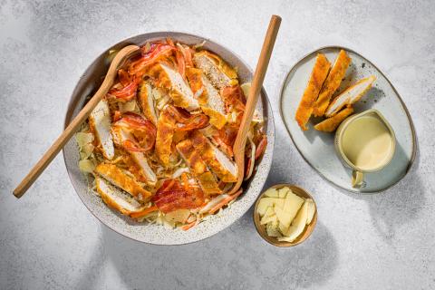 Crispy Chicken Caesar Salad