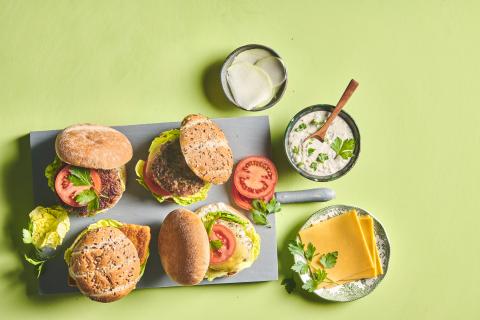 Summer burger party