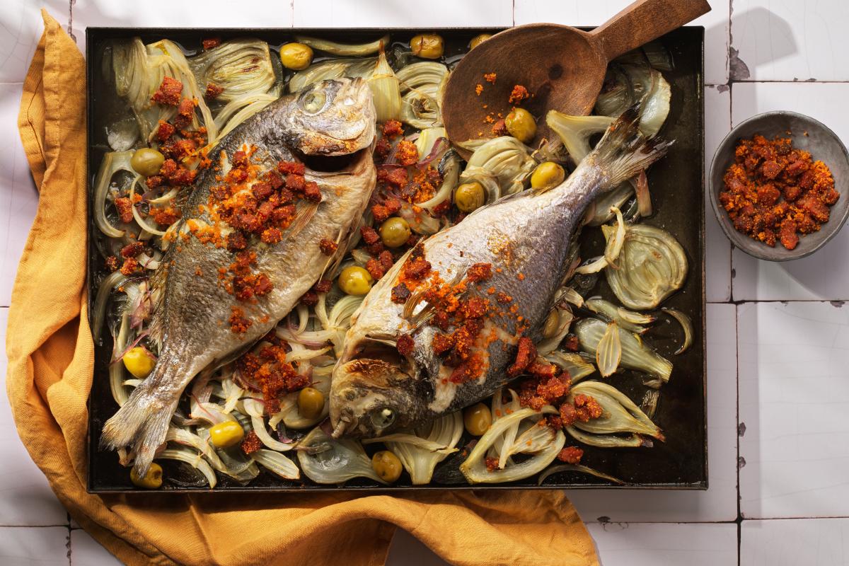 Sea bream with fennel - Recipes | fooby.ch