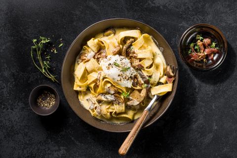 Pappardelles aux bolets