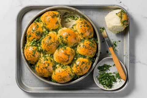 Knoblauchbrötchen (Pampuschki)