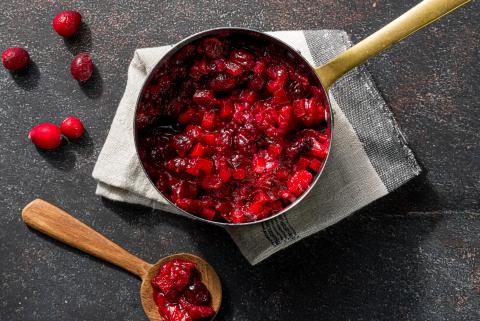 Chutney di cranberry alla vaniglia