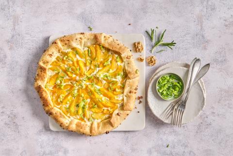Apricot galette