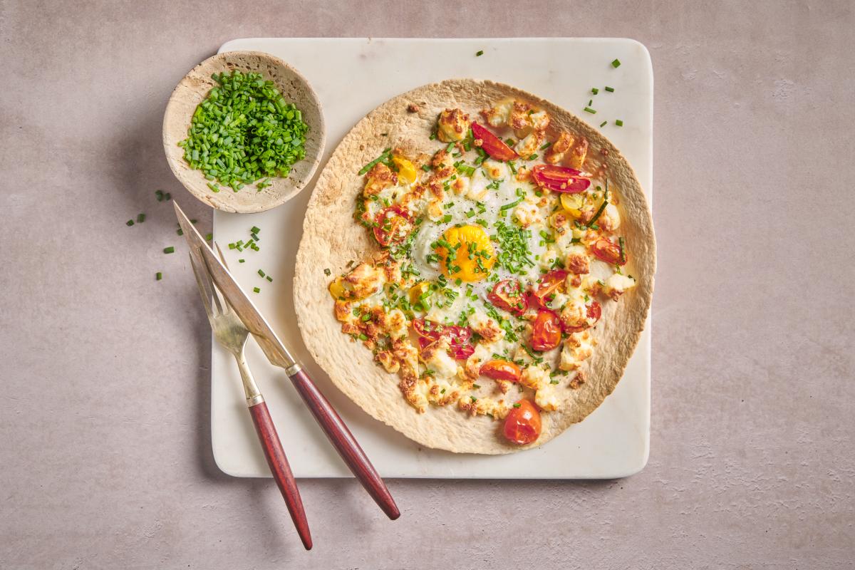 Air fryer breakfast tortilla