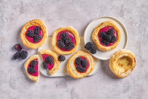 Tartelettes aux mûres