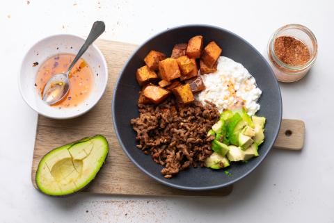 Bowl de viande hachée Hot Honey