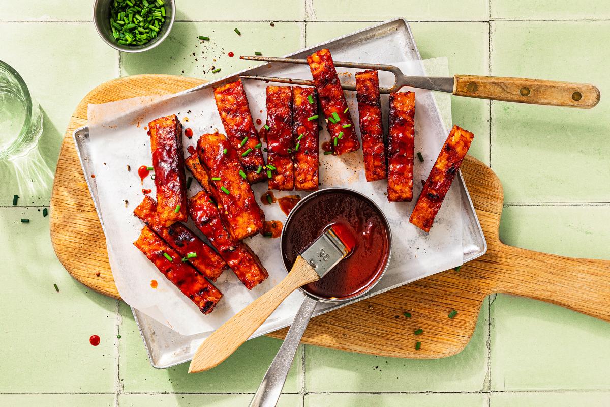 Sticky tempeh ribs - Recipes | fooby.ch