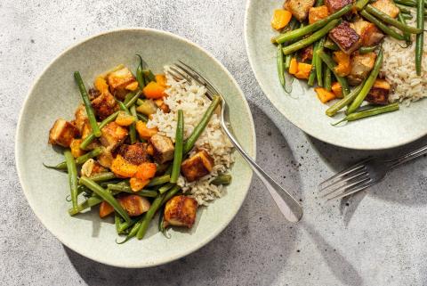 Sticky tofu aux abricots