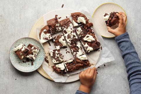 Schwarzwälder-Kirschen-Brownie