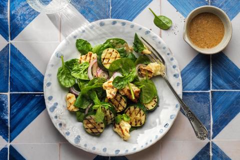 Halloumi-Zucchetti-Salat