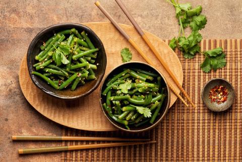 Bohnensalat mit Chili-Dressing