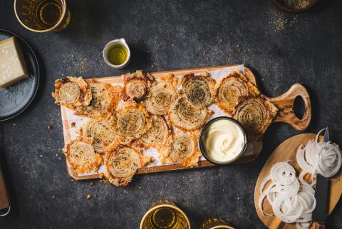 Parmesan-Zwiebelchips