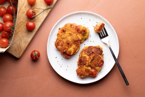 Cherry-Tomaten-Fritters