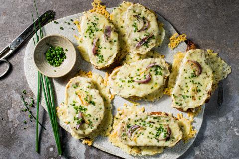 Crostoni al formaggio e birra