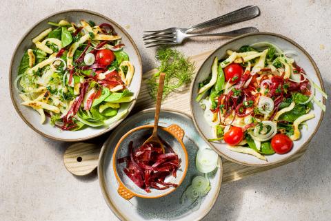 Spaetzle salad