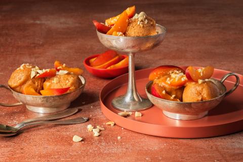 Aprikosen-Kardamom-Sorbet