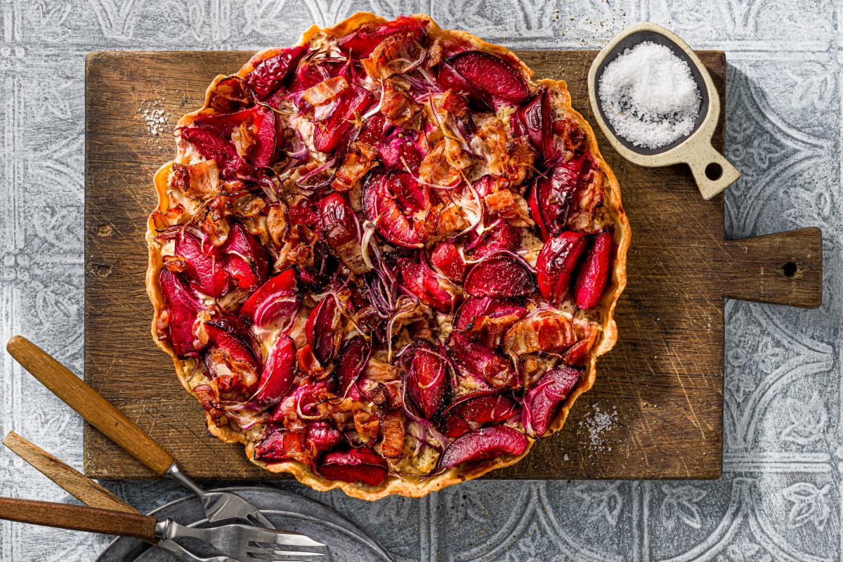 Pflaumen-Speck Wähe - Rezepte | fooby.ch