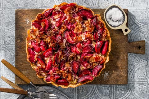 Pflaumen-Speck Wähe