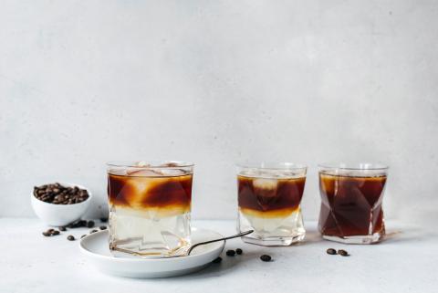 Iced coconut Americano