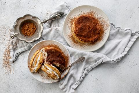 Rice cake tiramisu