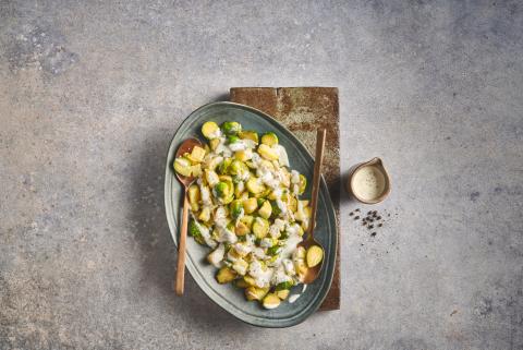 Rosenkohl-Kartoffelsalat