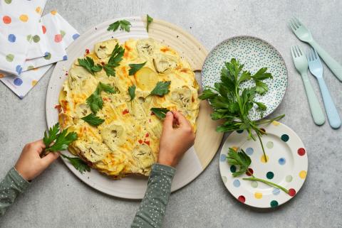 Artischocken-Kartoffel-Tortilla