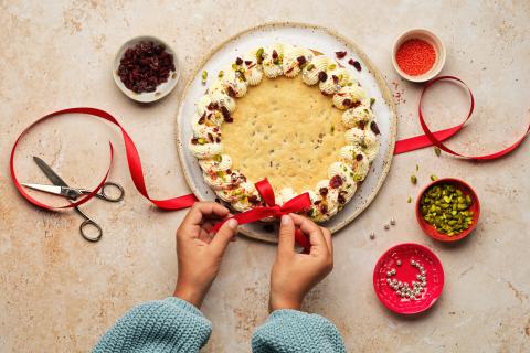 Giant Christmas Cookie
