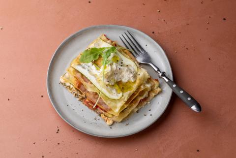 Lasagne de courgettes à la feta
