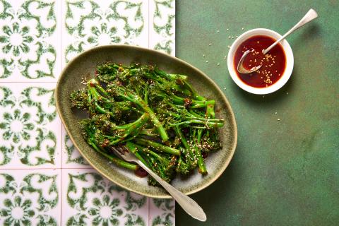 Gochujang-Spargel-Broccoli
