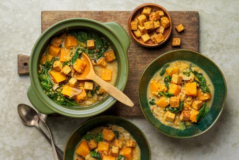 Kürbis-Eintopf mit Miso