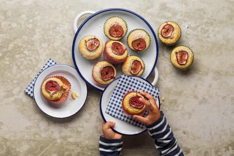 Muffin di fichi e mandorle
