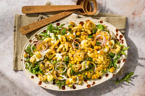 Tortellini Burrata Salat