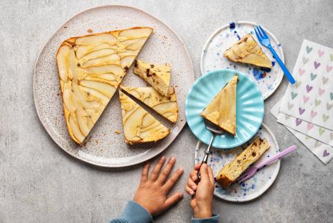 Upside down Ofen-Pfannkuchen