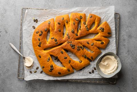 Fougasse alla zucca