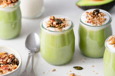 Mousse d'avocat pour le petit-déjeuner