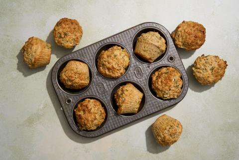 Muffin broccoli e formaggio