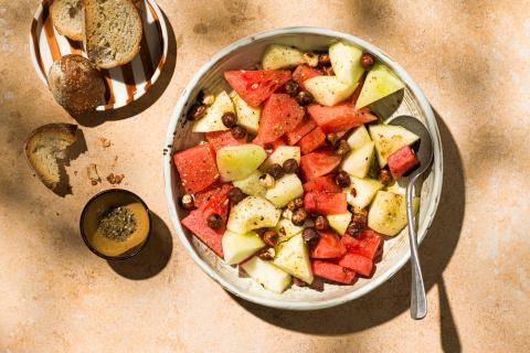 Melone mit Dukkah