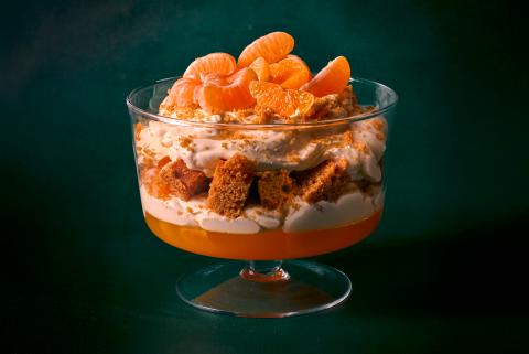 Trifle di clementine e zenzero