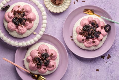 Japonais-Brombeer-Törtchen